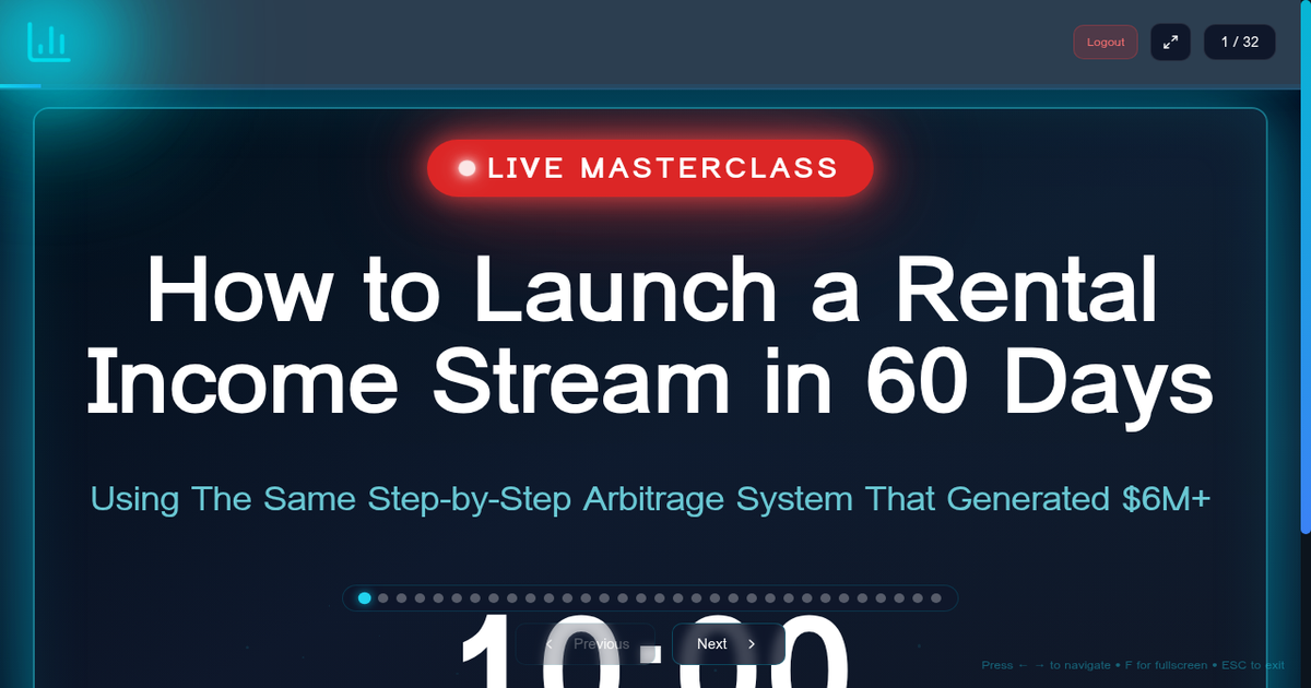 How to Start Airbnb Arbitrage in 60 Days — Step-by-Step Training ...